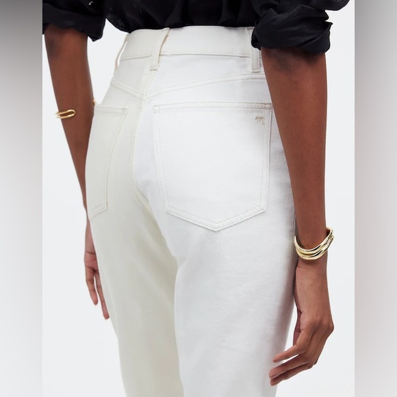 Madewell | The 90s Straight Jean | White | Size 27 - Picture 5 of 13